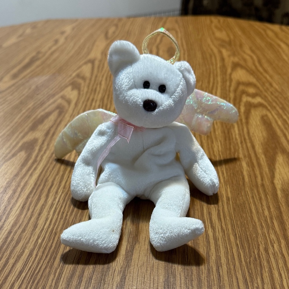 White Angel Bear Plush with Wings